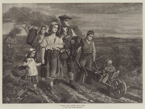 Regreso del Trabajo, en la Galería Escocesa, Pall-Mall de W. Fyfe